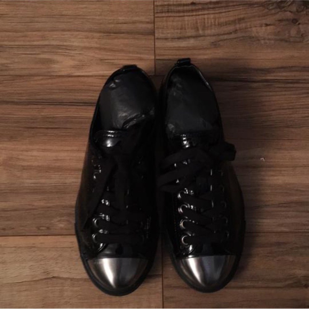 Prada Patent Leather metal toe sneakers - Picture 7 of 9